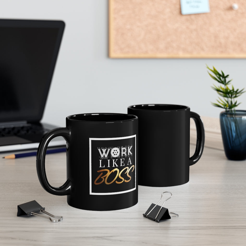 WORK Like A Boss Mug: Sassy