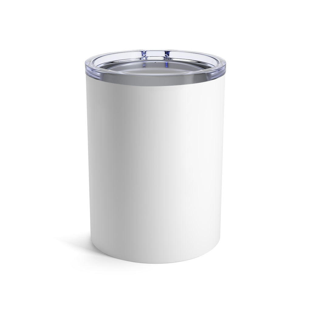 Premium WORK Fuel 10oz. Tumbler: White