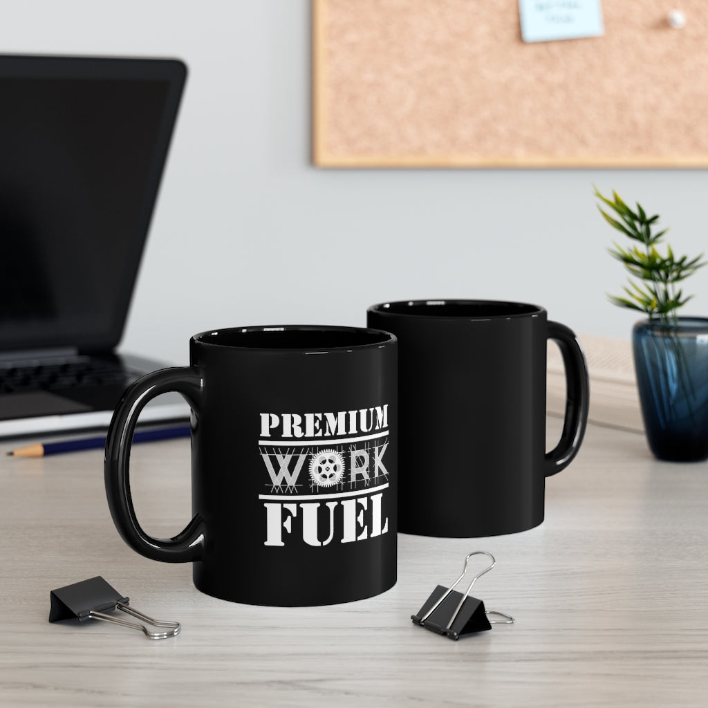 Premium WORK Fuel Mug: Black