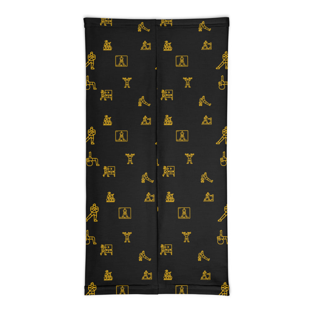 ICON Series Headband/Neck Gaiter: Black and Gold