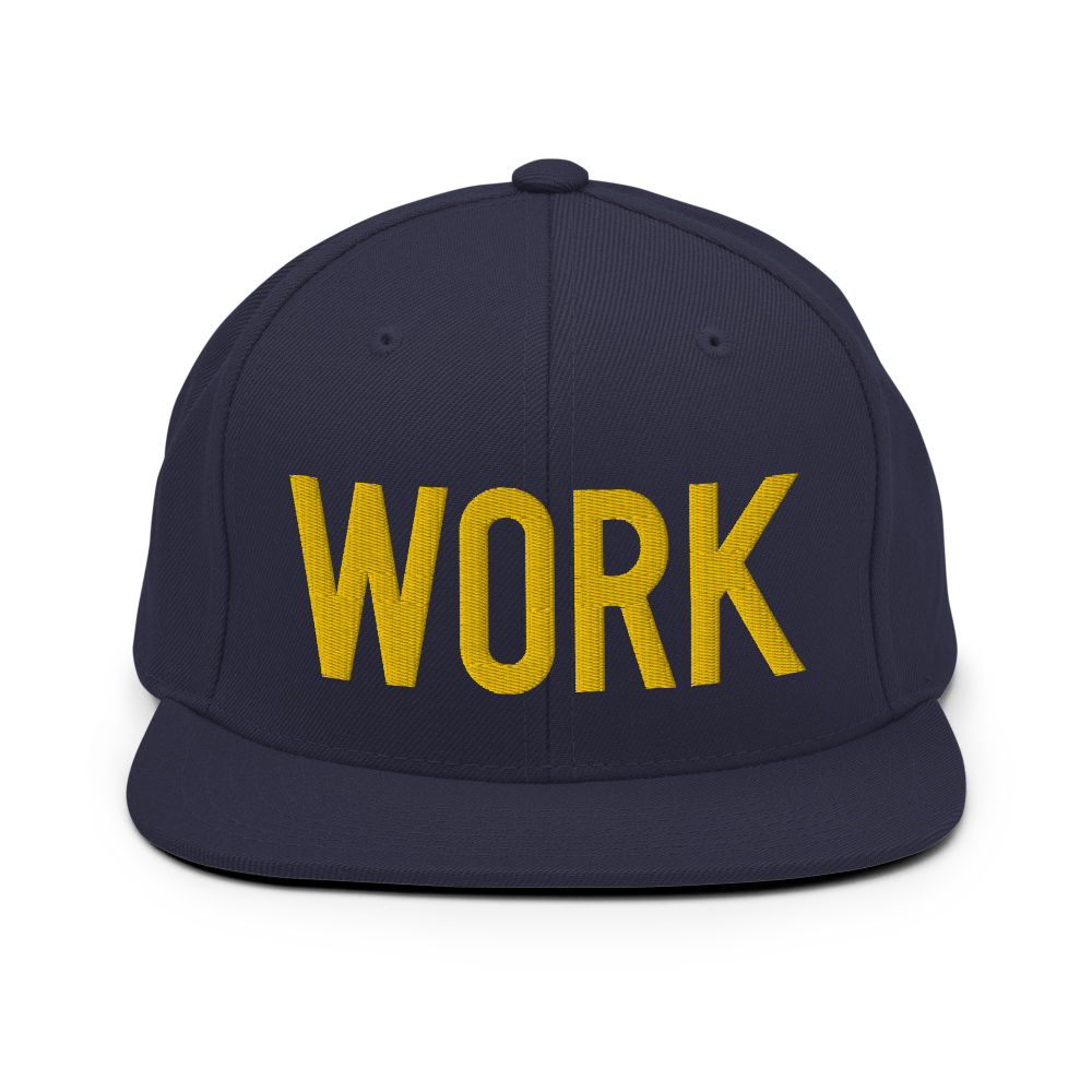 WORK OG Snapback: Gold Threads