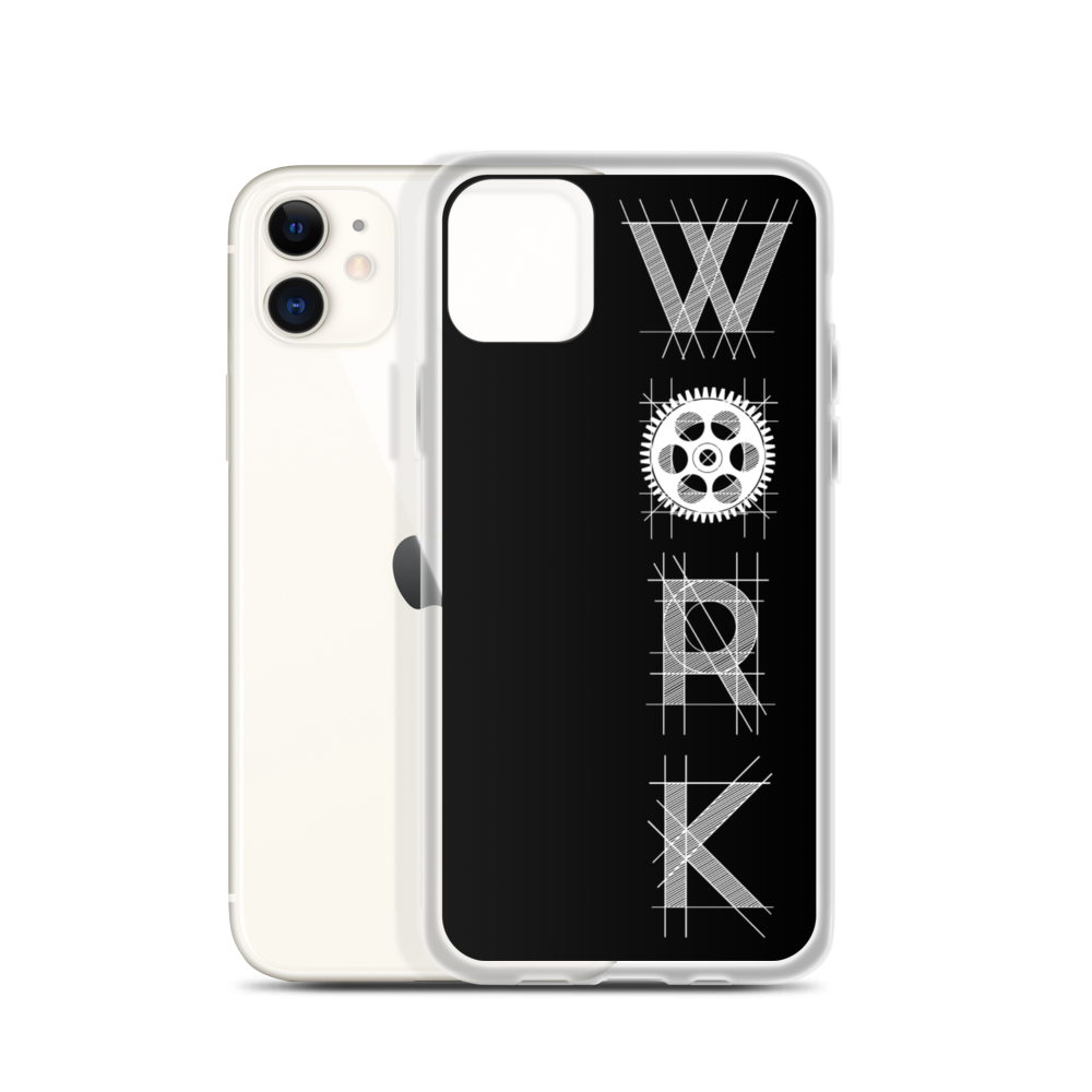 OG Vertical iPhone Case: White on Black