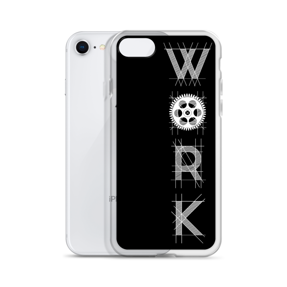 OG Vertical iPhone Case: White on Black