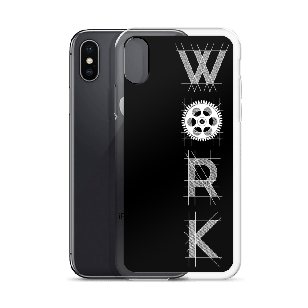 OG Vertical iPhone Case: White on Black