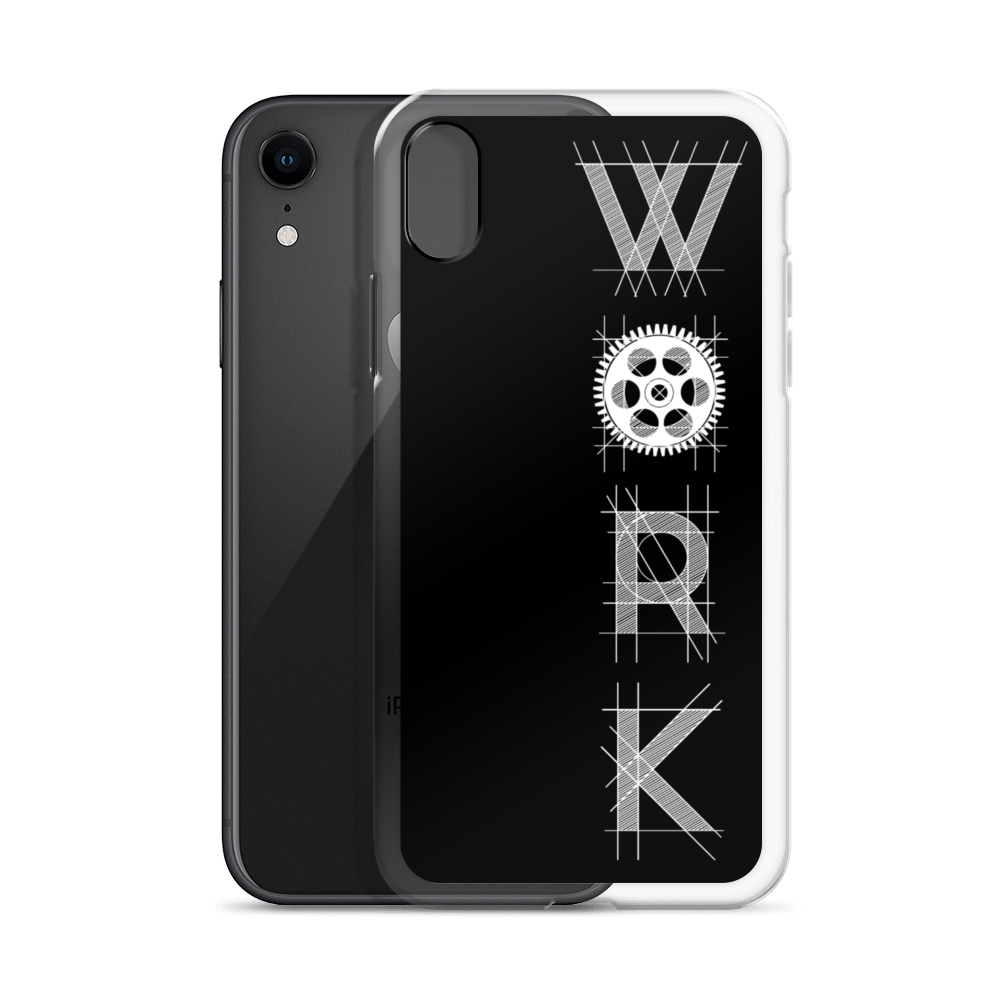 OG Vertical iPhone Case: White on Black