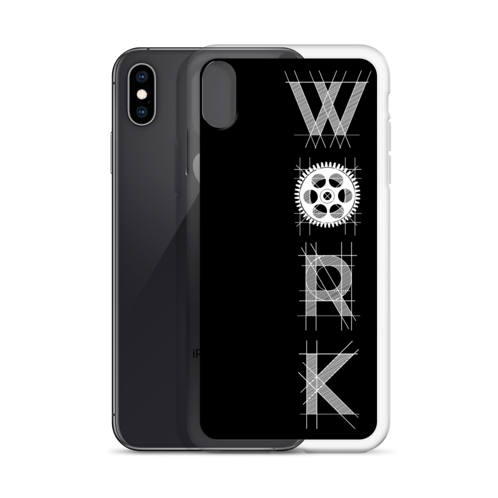 OG Vertical iPhone Case: White on Black