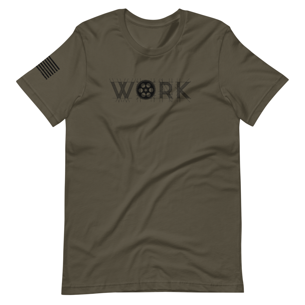 WORK Classic Logo Tee: Dark Print