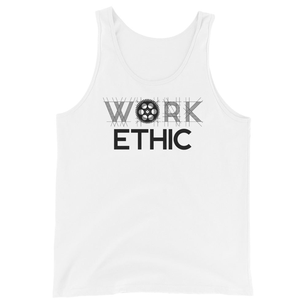 WORK Ethic Tank Top: Dark Print